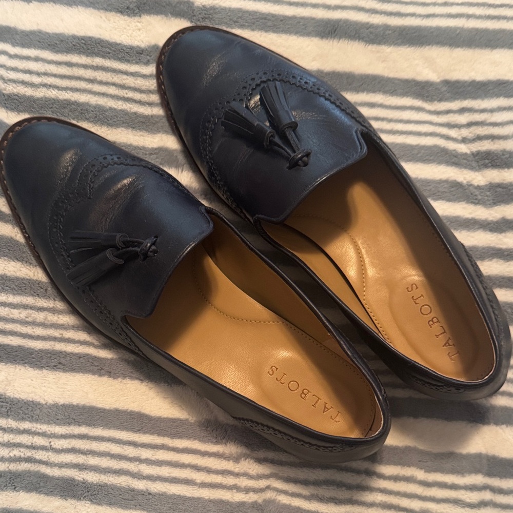 Talbots Leather Tassel Loafers